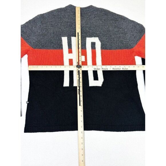 Harley Davidson Wool Sweater XL Knit Biker Sports Motorcycle - Picture 5 of 7